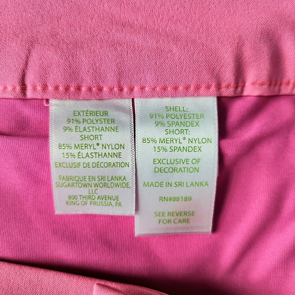 ❤️SPECIAL❤️LILLY PULITZER Sybil Luxletic Skort In Cockatoo Pink - Picture 12 of 12